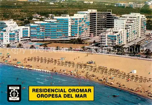 AK / Ansichtskarte Oropesa_del_Mar Residencial Oromar Playa vista aerea Oropesa_del_Mar