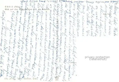 AK / Ansichtskarte Greiz_Thueringen Rathenauplatz Bebelstrasse Greiz Thueringen