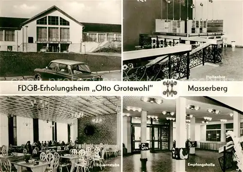AK / Ansichtskarte Masserberg FDGB Erholungsheim Otto Grotewohl  Masserberg