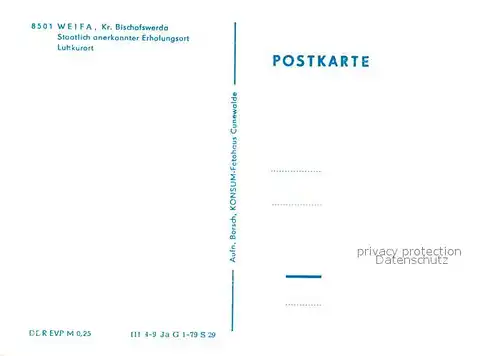 AK / Ansichtskarte Weifa Gaststaette Kastanie Weifa