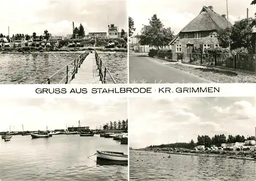 AK / Ansichtskarte Stahlbrode Panoramen Stahlbrode