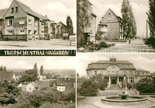 AK / Ansichtskarte Teutschenthal Gemeindeamt Polytechnische Oberschule  Teutschenthal