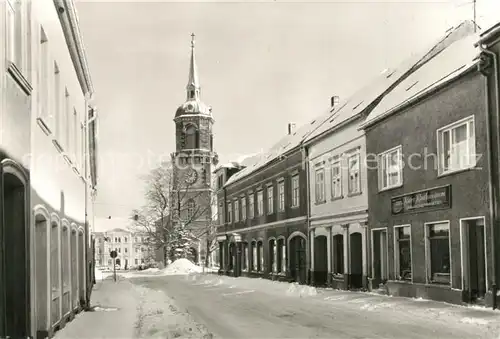 AK / Ansichtskarte Frauenstein_Brand Erbisdorf Kirche Stadtansicht Winter Frauenstein