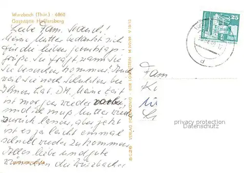 AK / Ansichtskarte Wurzbach Gaststaette Hasslersberg Wurzbach