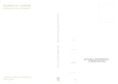 AK / Ansichtskarte Pansfelde HOG Gartenhaus Pansfelde