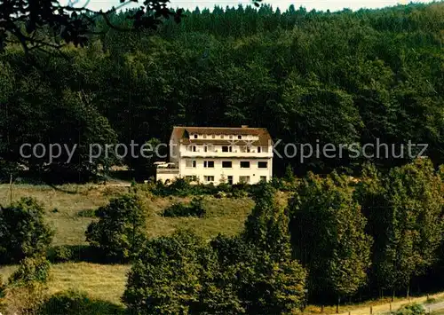 AK / Ansichtskarte Neukirchen_Knuellgebirge Waldhotel Justus Ruh Neukirchen Knuellgebirge
