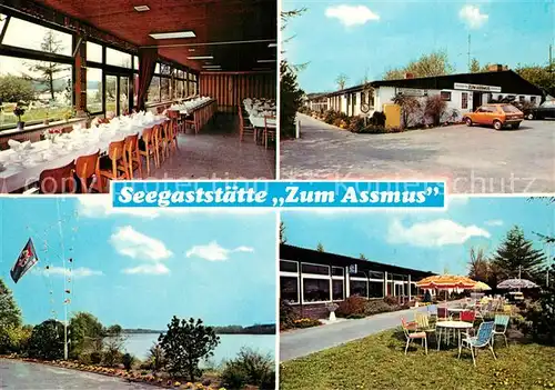 AK / Ansichtskarte Warder_Neumuenster Seegaststaette Zum Assmus Warder_Neumuenster