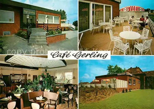 AK / Ansichtskarte Bad_Westernkotten Cafe Pension Gerling Bad_Westernkotten