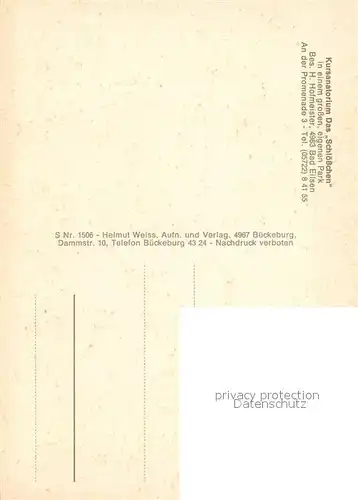 AK / Ansichtskarte Bad_Eilsen Kursanatorium Das Schloesschen Bad_Eilsen