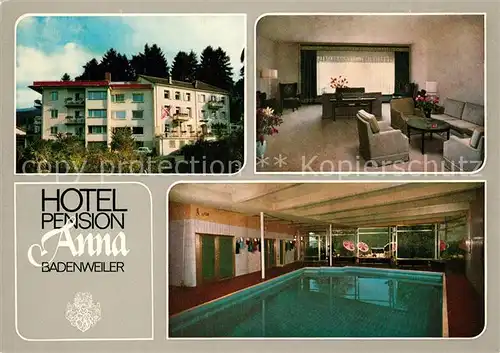 AK / Ansichtskarte Badenweiler Hotel Pension Anna Badenweiler