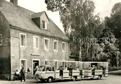 AK / Ansichtskarte Dahlen_Sachsen Heideexpress Barkas Dahlen_Sachsen