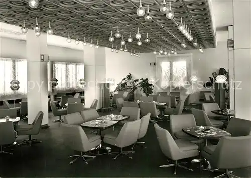 AK / Ansichtskarte Oberhof_Thueringen FDGB Erholungsheim Rennsteig Dach Cafe Oberhof Thueringen