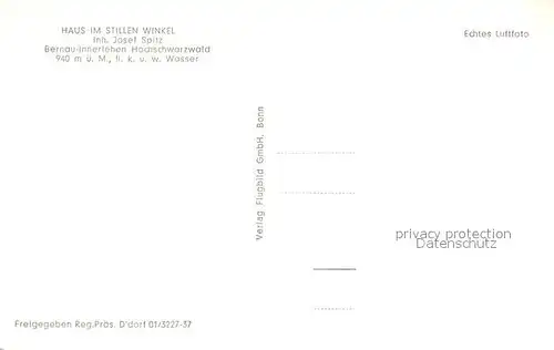 AK / Ansichtskarte Innerlehen Fliegeraufnahme Haus im stillen Winkel Innerlehen