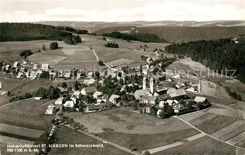 AK / Ansichtskarte Maergen_St Fliegeraufnahme Kirche Maergen_St