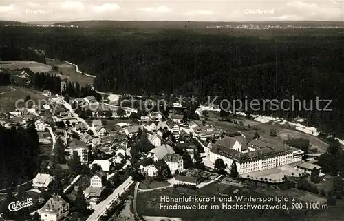 AK / Ansichtskarte Friedenweiler Fliegeraufnahme Friedenweiler