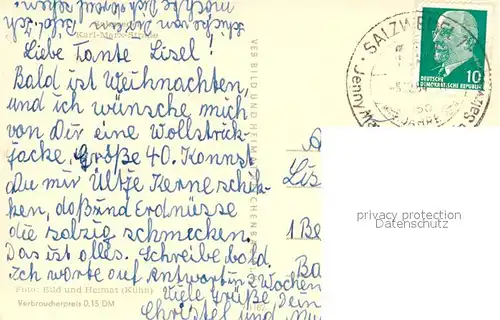 AK / Ansichtskarte Salzwedel Karl Marx Strasse Salzwedel