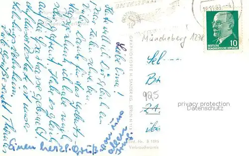 AK / Ansichtskarte Muencheberg Internat der MTS Spezialwerkstatt Muencheberg