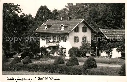 AK / Ansichtskarte Bad_Heilbrunn Haus Jungermayr Bad_Heilbrunn