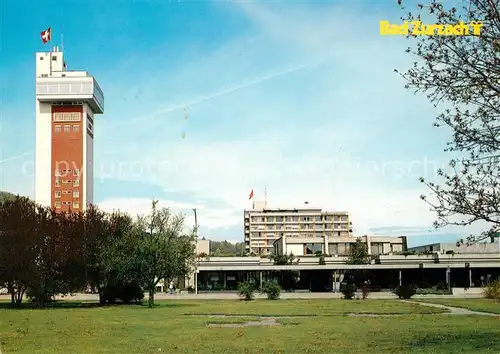 AK / Ansichtskarte Bad_Zurzach Thermalkurort Thermalbad mit Turmhotel und Rheumaklinik Bad_Zurzach
