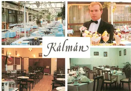 AK / Ansichtskarte Siofok Kalman Konditorei und Gaststaette Siofok