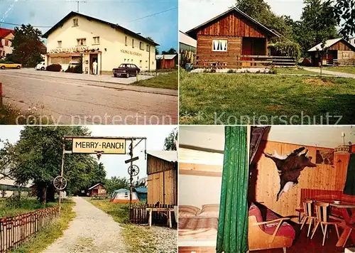 AK / Ansichtskarte Hard_Vorarlberg Merry Ranch Ferienbungalows Restaurant Hard Vorarlberg
