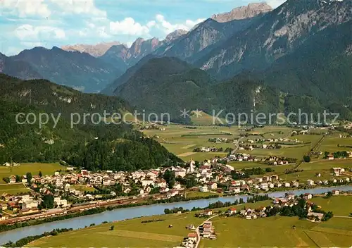 AK / Ansichtskarte Golling_Salzach Lammertal Dachsteinvorberge Fliegeraufnahme Golling Salzach