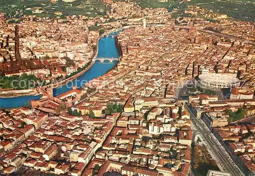 AK / Ansichtskarte Verona_Veneto Veduta aerea Verona Veneto