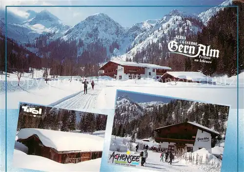 AK / Ansichtskarte Pertisau_Achensee Alpengasthof Gernalm Wintersport Alpen Pertisau Achensee