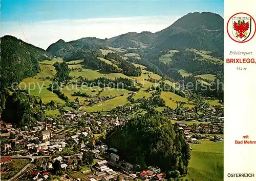 AK / Ansichtskarte Brixlegg_Tirol mit Bad Mehrn Unterinntal Alpen Fliegeraufnahme Brixlegg_Tirol