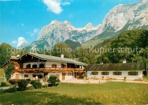 AK / Ansichtskarte Ramsau_Berchtesgaden Landhaus Hoesmader Alpen Ramsau Berchtesgaden