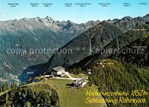AK / Ansichtskarte Rohrmoos_Schladming Hochwurzenhuette Schladminger Tauern Fliegeraufnahme Rohrmoos_Schladming