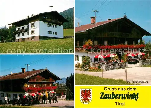 AK / Ansichtskarte Oberau_Tirol Gasthof Jausenstation Zauberwinkl Oberau Tirol