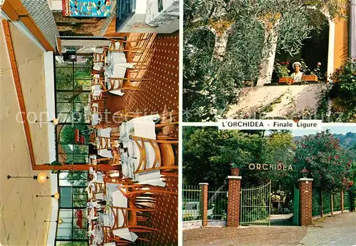 AK / Ansichtskarte Finale_Ligure Soggiorno Ideale all Orchidea Ristorante Finale_Ligure