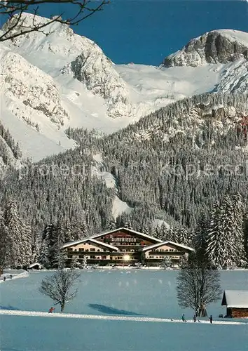 AK / Ansichtskarte Ramsau_Dachstein_Steiermark Berggasthof Almfrieden Winterimpressionen Dachsteingebirge Ramsau_Dachstein
