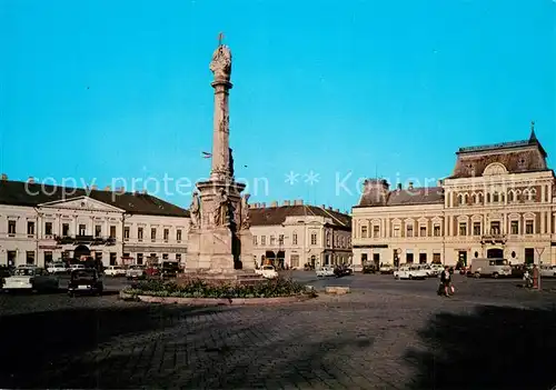 AK / Ansichtskarte Baja_Ungarn Beke ter Friedensplatz Denkmal Baja Ungarn
