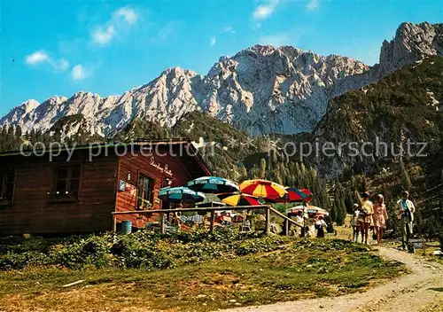 AK / Ansichtskarte Kufstein_Tirol Steinberghuette Ausflugsziel Scheffauer Kaisergebirge Kufstein_Tirol