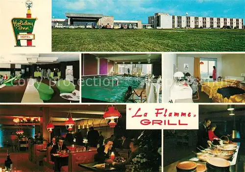 AK / Ansichtskarte Lille_Nord La Flamme Grill Restaurant Holiday Inn Hotel Aeroport Lille_Nord
