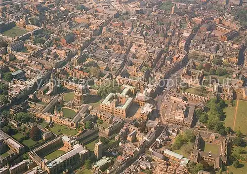 AK / Ansichtskarte Oxford_Oxfordshire Fliegeraufnahme Oxford Oxfordshire