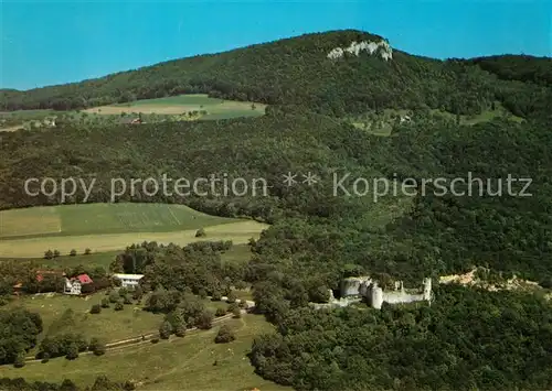 AK / Ansichtskarte Dornach_SO Burgruine Fliegeraufnahme Dornach_SO