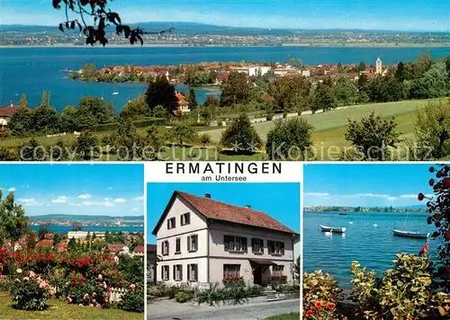 AK / Ansichtskarte Ermatingen Hotel Hecht Untersee Bodensee Ermatingen
