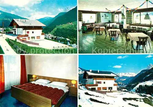 AK / Ansichtskarte Ortisei_St_Ulrich Gaestehaus Pension Dolomitenblick Landschaftspanorama Alpen Ortisei_St_Ulrich