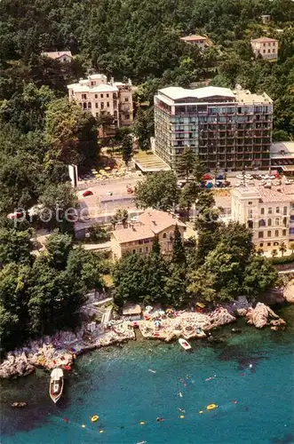 AK / Ansichtskarte Opatija_Istrien Hotel Adriatic Fliegeraufnahme Opatija_Istrien