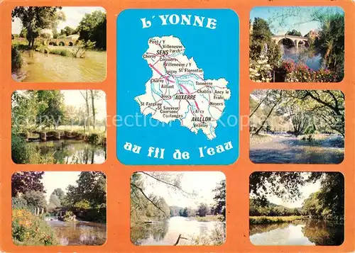 AK / Ansichtskarte Yonne_Region Armancon la Cure la Vanne le Cousin lOuanne  