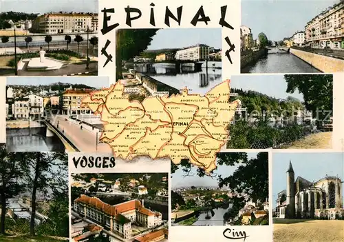 AK / Ansichtskarte Epinal_Vosges Vue partielle Vosges Epinal Vosges