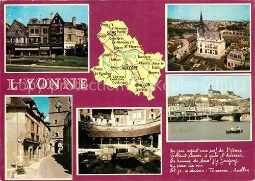 AK / Ansichtskarte Yonne_Region Auxerre Sens Avallon Tonnerre Joigny 
