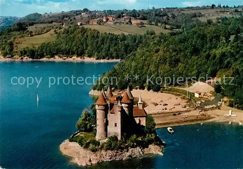 AK / Ansichtskarte Bort les Orgues Chateau de Val Vue aerienne Bort les Orgues