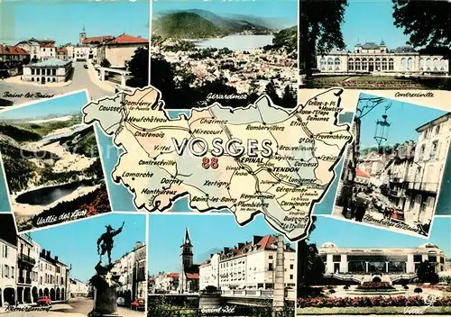 AK / Ansichtskarte Vosges_Vogesen_Region Bains les Bains Gerardmer Contrexeville Valle des Lacs Plombieres les Bains Remiremont Saint Die Vittel Vosges_Vogesen_Region