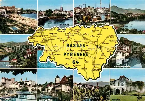 AK / Ansichtskarte Basses Biarritz Bayonne St Jean de Luz Hendaye Gambo les Bains St Jean Pied de Port Pau Mauleon Basses