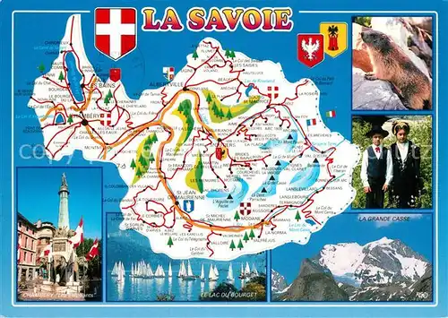 AK / Ansichtskarte Savoie Region Chambery Les Elephants Lac du Bourget La Grande Casse 