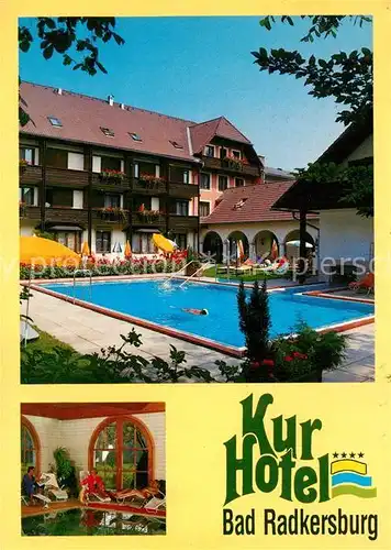 AK / Ansichtskarte Bad_Radkersburg Kur Hotel Bad Radkersburg Swimmingpool Bad_Radkersburg